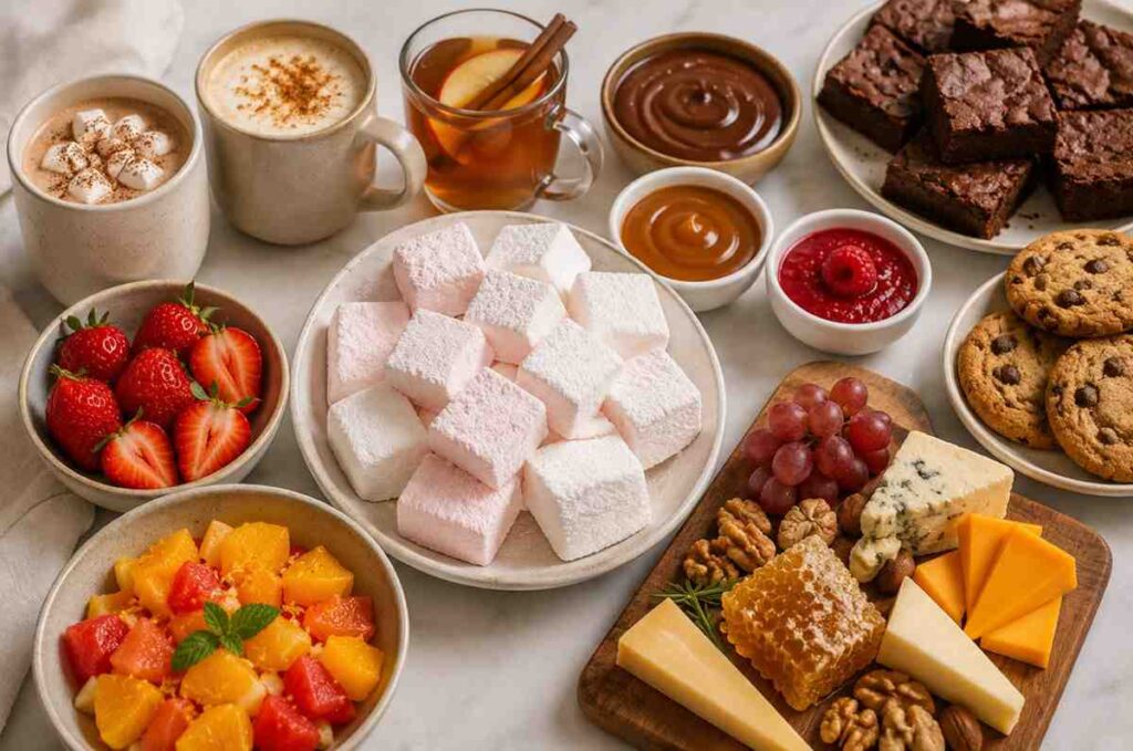 dishes Serve with Homemade Marshmallows