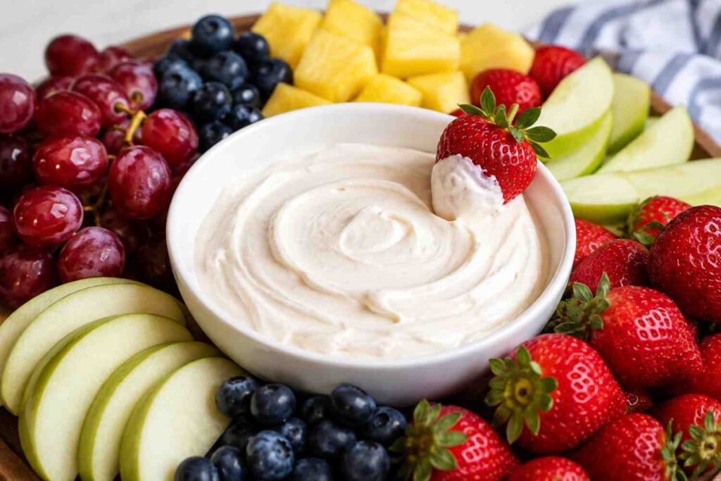 Fruit Dip with Marshmallow Fluff