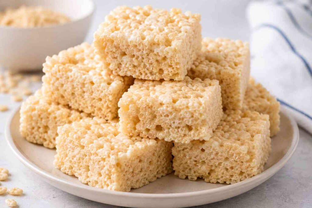 Rice Krispie Treats with Marshmallow Cream