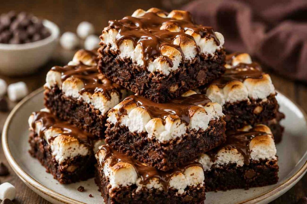 marshmallow brownie