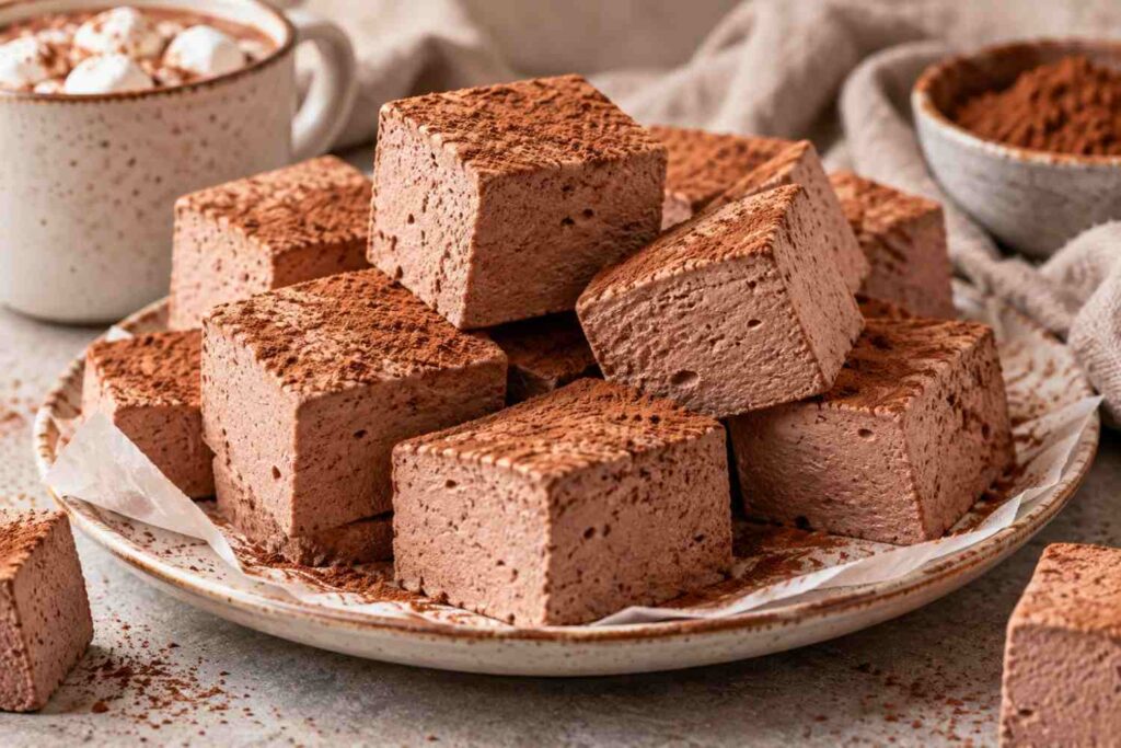 Cocoa-Dusted Chocolate Marshmallow