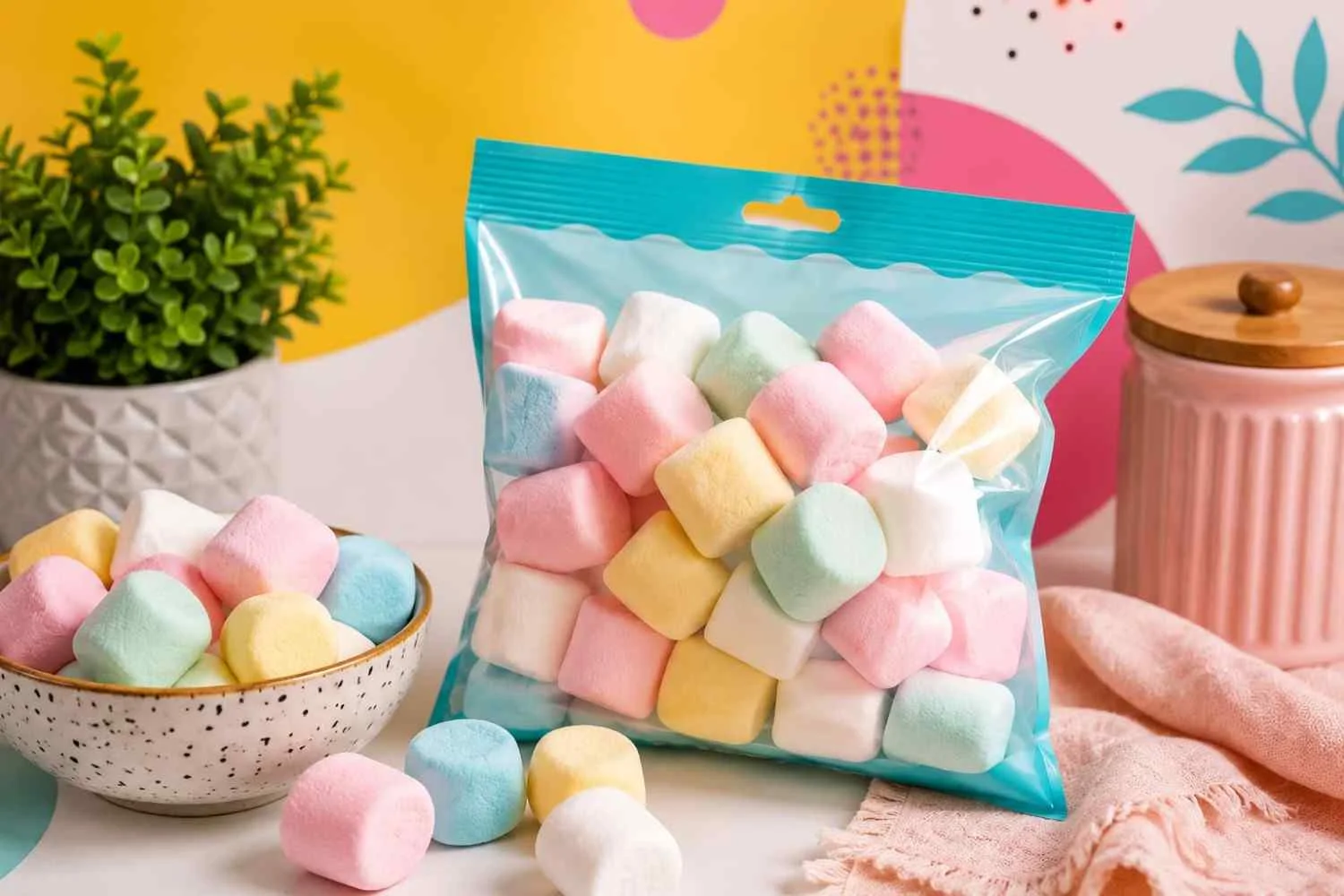 how to store marshmallow in wrapper