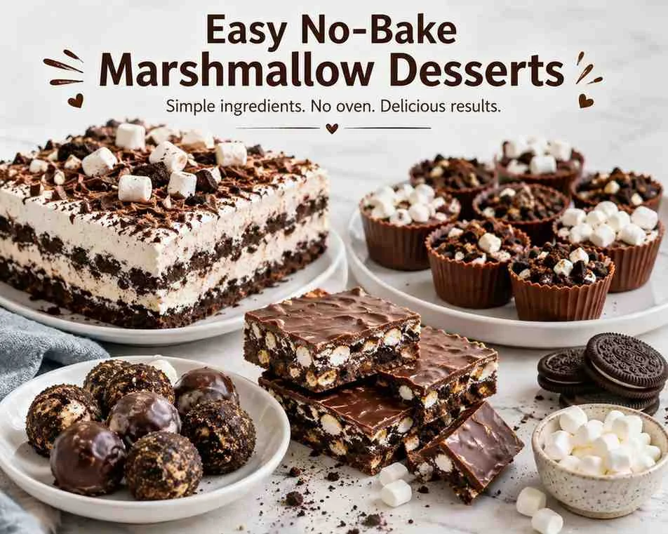 No-Bake Marshmallow Desserts