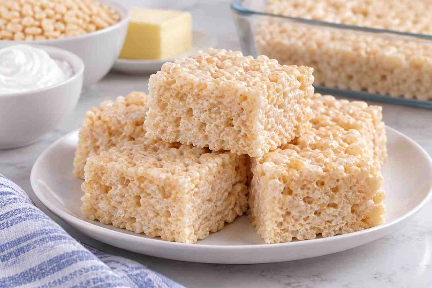Rice Krispie Treats with Marshmallow Cream