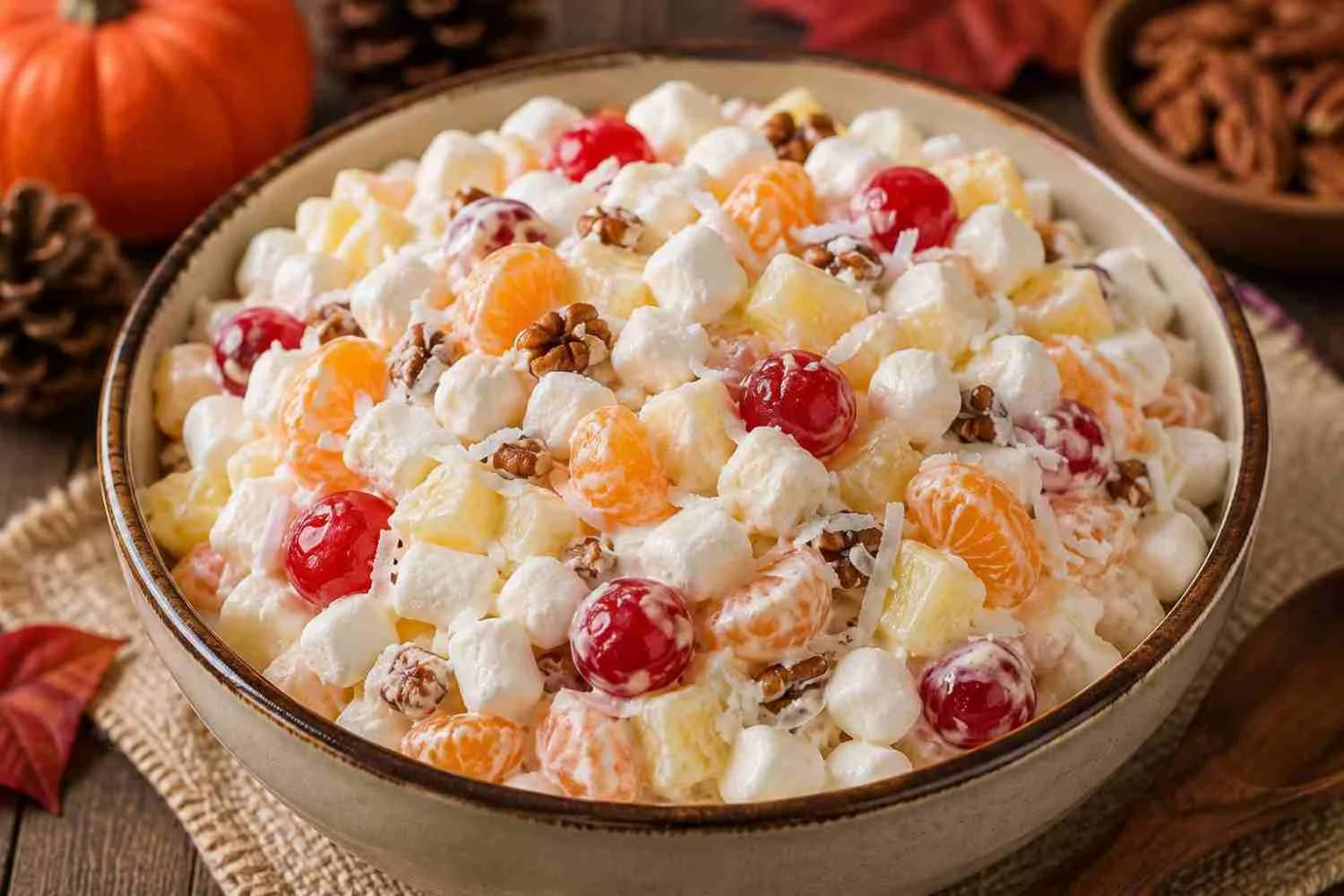 thanksgiving marshmallow salad