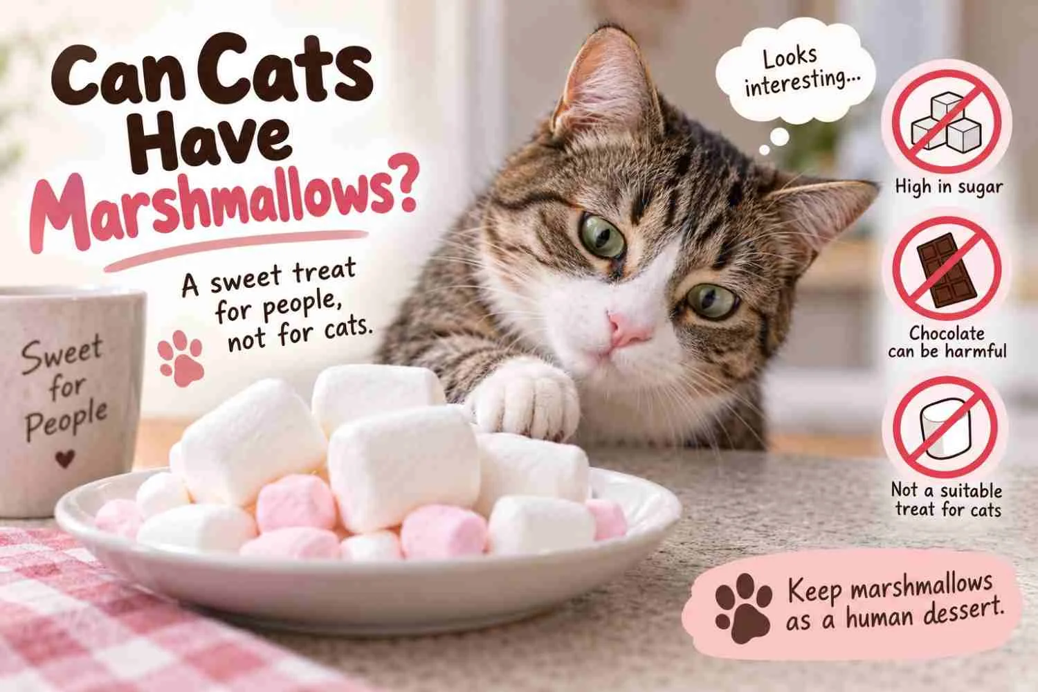 Can cats Have Marshmallows