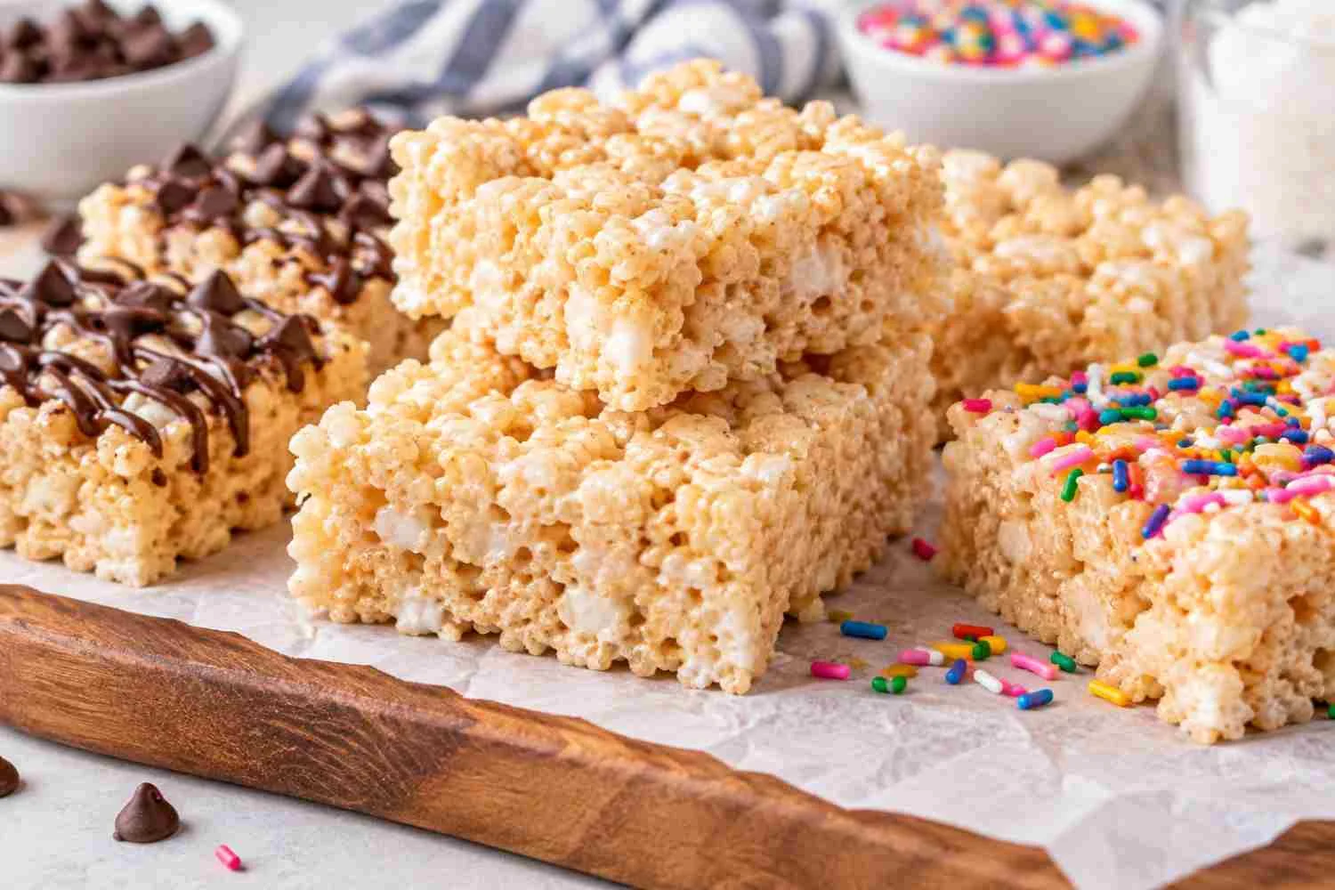 Rice Crispy Cakes With Marshmallow Fluff